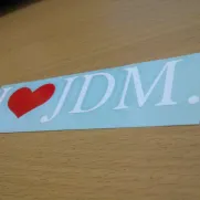 JDM Style Sticker i love jdm 