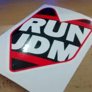 JDM Style Sticker jdm RUN