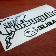 JDM Style Sticker nurburgring subaru 